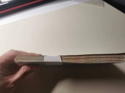 238.【鲸贝乐淘★两拍包邮】三字经·第“亲师友，习礼仪”号拍卖 【柬埔寨🇰🇭★百张混刀】1973年1000瑞尔，大部分连号有222豹子号，全新未流通好品相，极近UNC如图