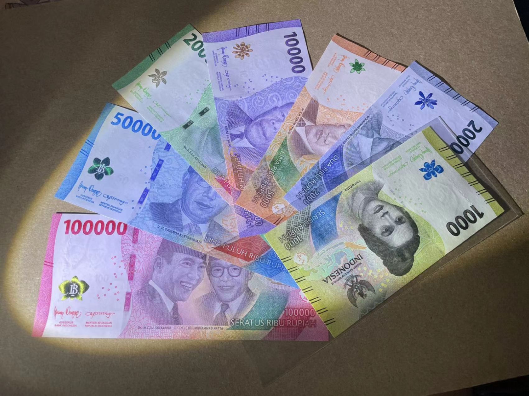 【Blue Auction】✨世界纸币精拍第317期——小精品场 【一组7张AAA尾2同】印尼 2022年1000-100000卢比 全新UNC