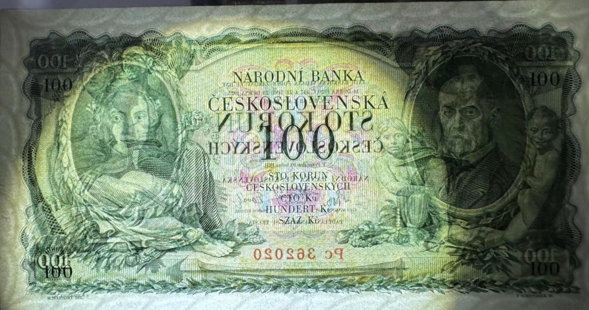 【Blue Auction】✨世界纸币精拍第317期——小精品场 【无47 实钞少见】 1931年100克朗   大票幅 雕刻精美  AU+ 顶级品相 满版水印