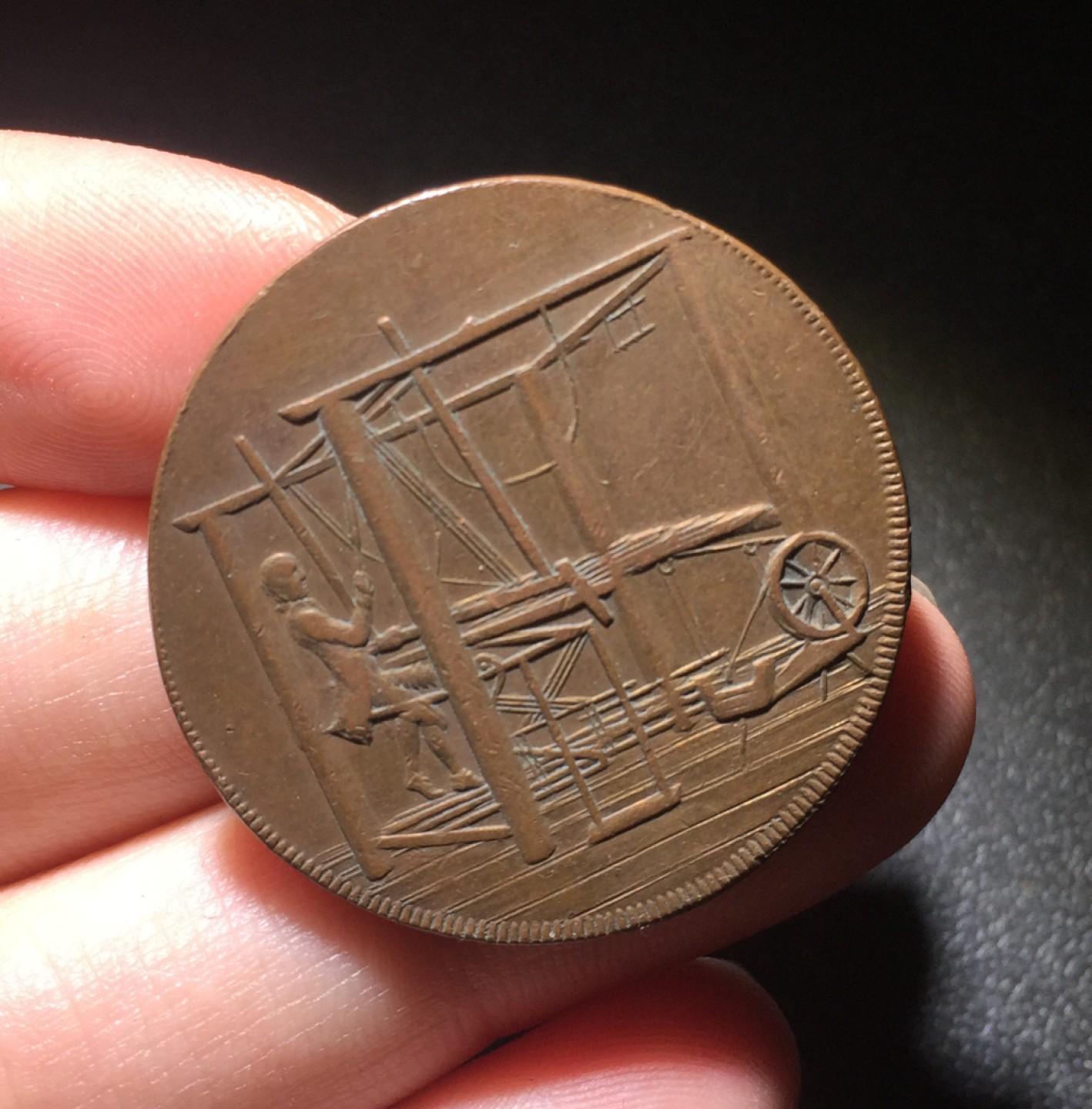 方圆集藏第四期专场 7199-英国1792Norwich半便士Token代用币