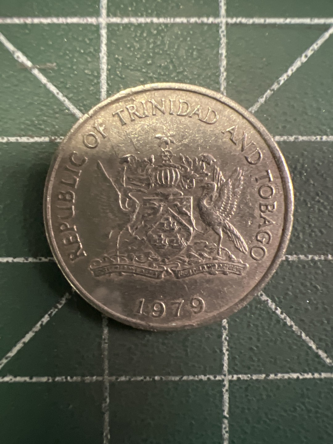 泡泡堂第293期  世界硬币 （无押金，捡漏，全场20包邮，偏远地区除外，接收代拍业务） 特立尼达和多巴哥25分