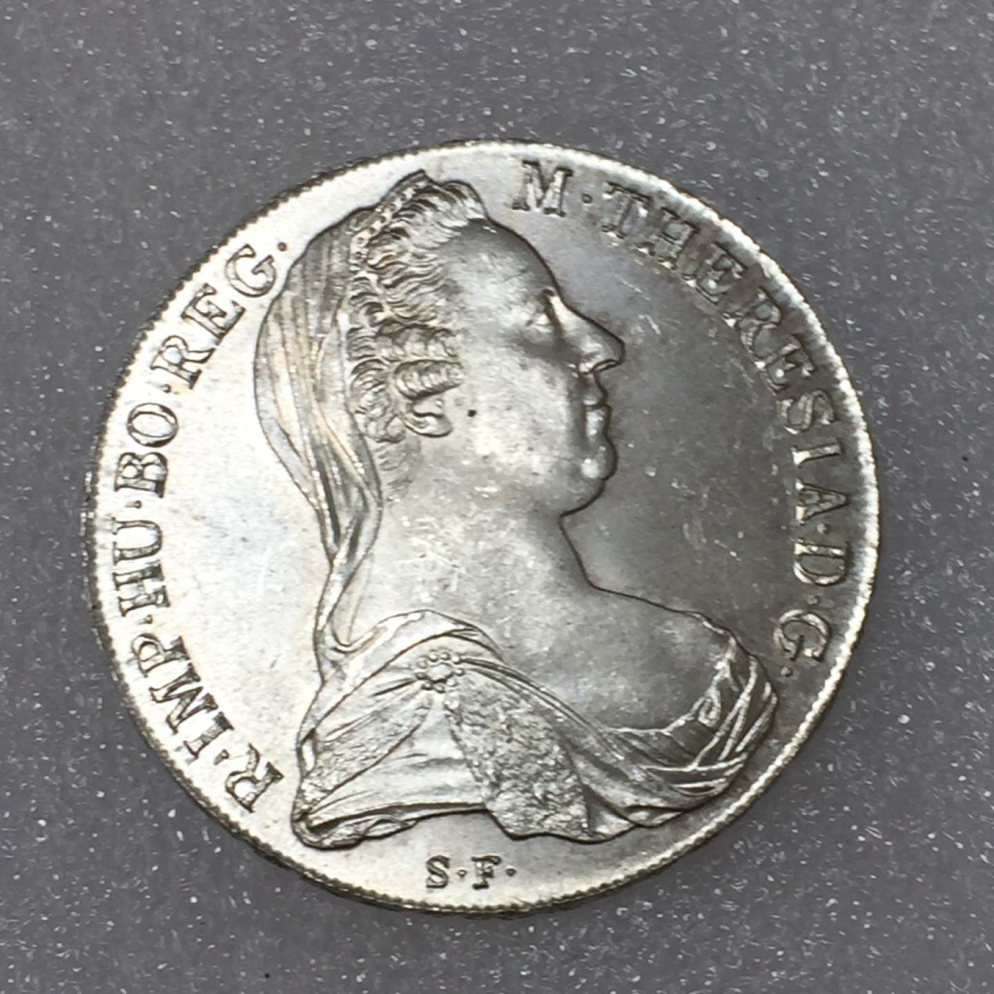 方圆集藏第四期专场 11472-奥地利1780官方后铸版大奶妈银币