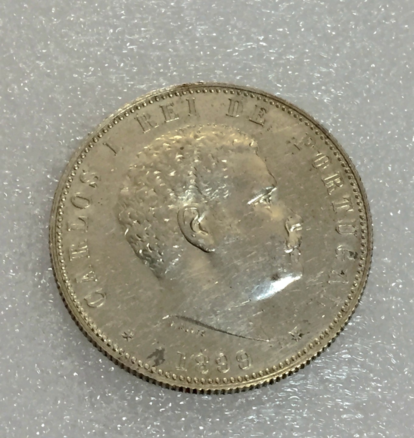 方圆集藏第四期专场 9119-葡萄牙1899年卡洛斯一世1000瑞斯