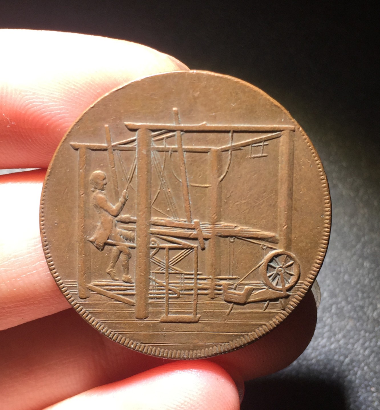 方圆集藏第四期专场 7199-英国1792Norwich半便士Token代用币