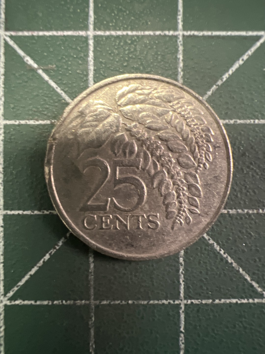 泡泡堂第293期  世界硬币 （无押金，捡漏，全场20包邮，偏远地区除外，接收代拍业务） 特立尼达和多巴哥25分