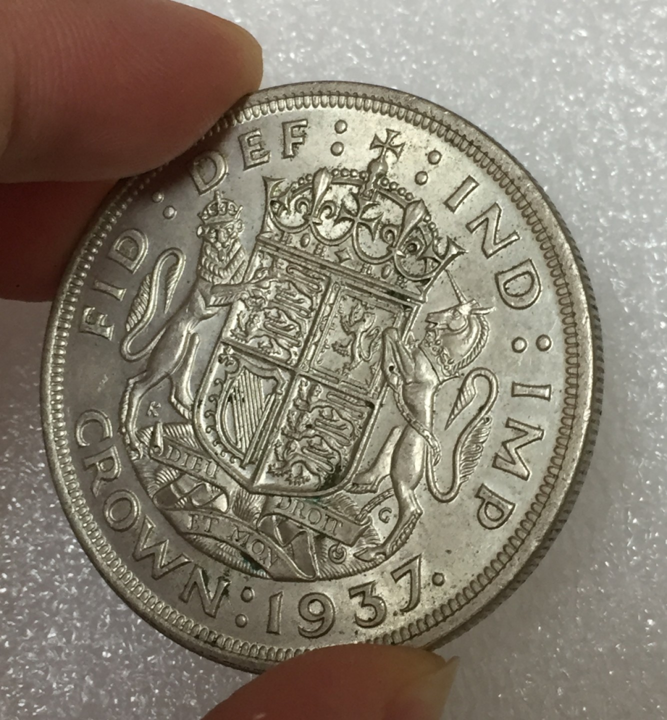 方圆集藏第四期专场 8338-英国1937年乔治六世克朗银币