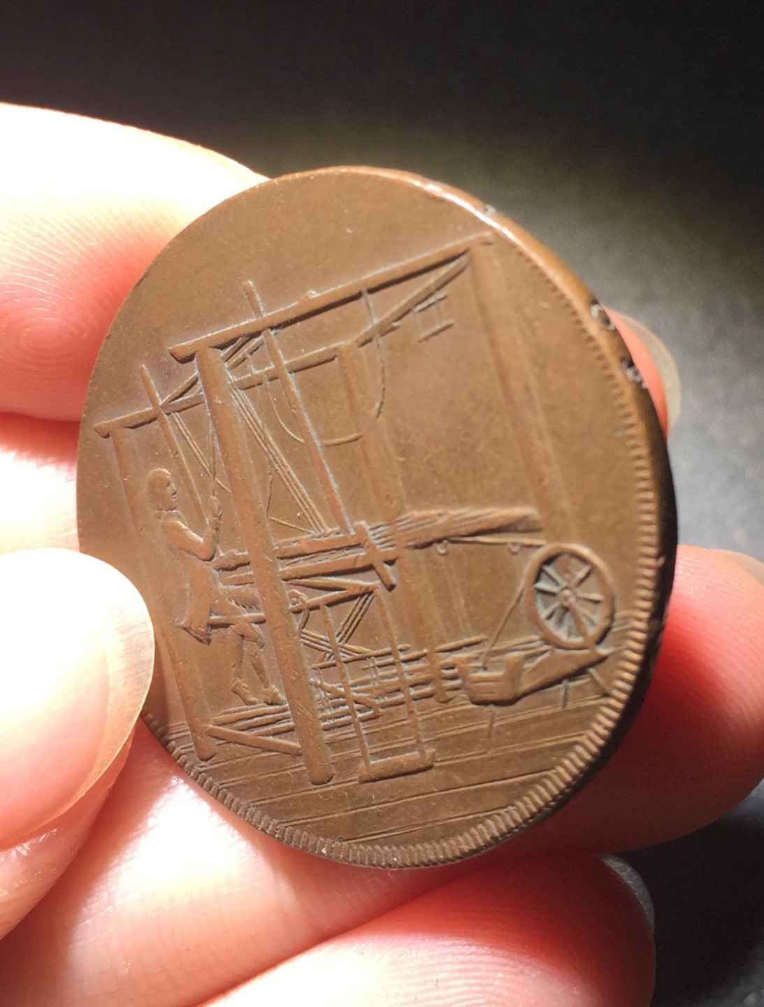 方圆集藏第四期专场 7199-英国1792Norwich半便士Token代用币