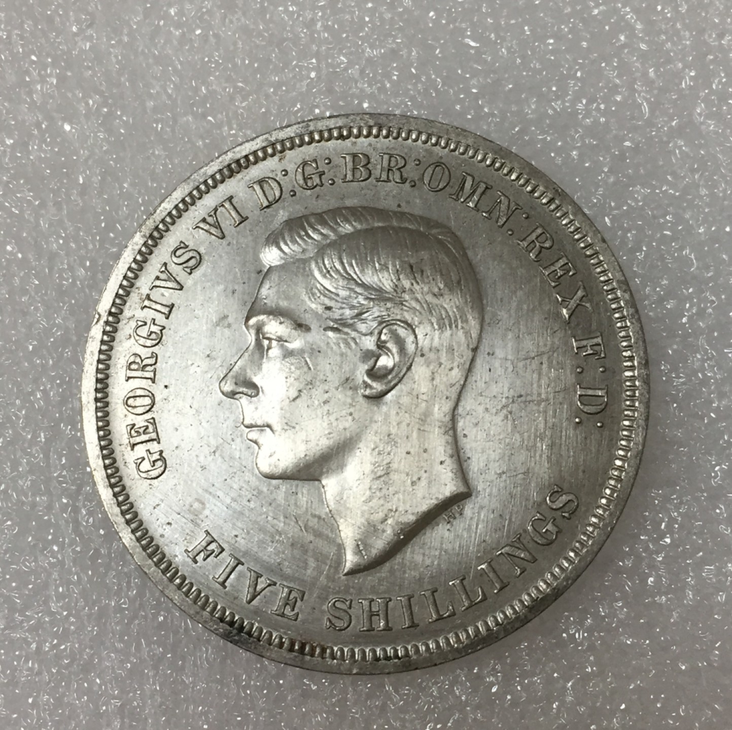 方圆集藏第四期专场 11464-英国1951年乔治六世马剑克朗