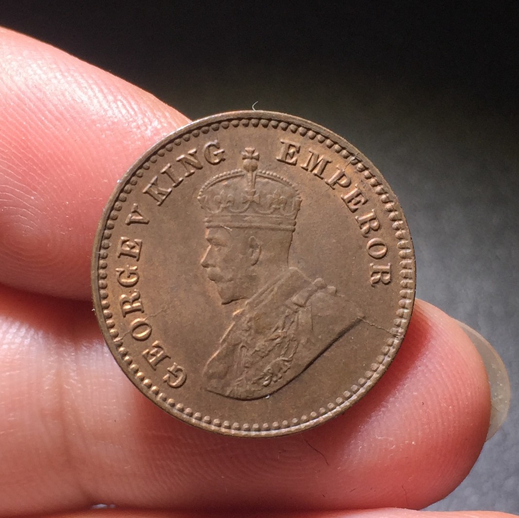 方圆集藏第四期专场 11478-英属印度1920年乔治五世1/12安娜