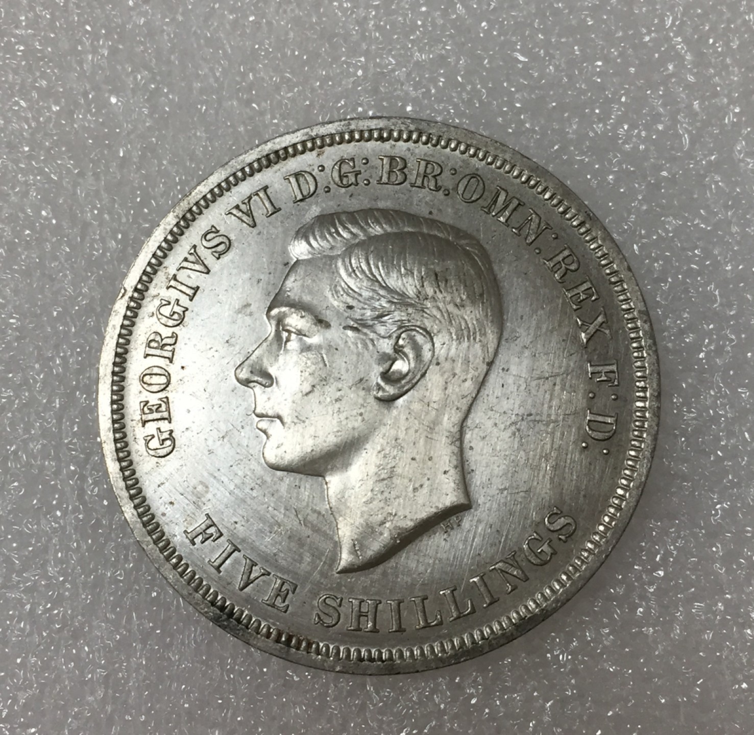 方圆集藏第四期专场 11464-英国1951年乔治六世马剑克朗