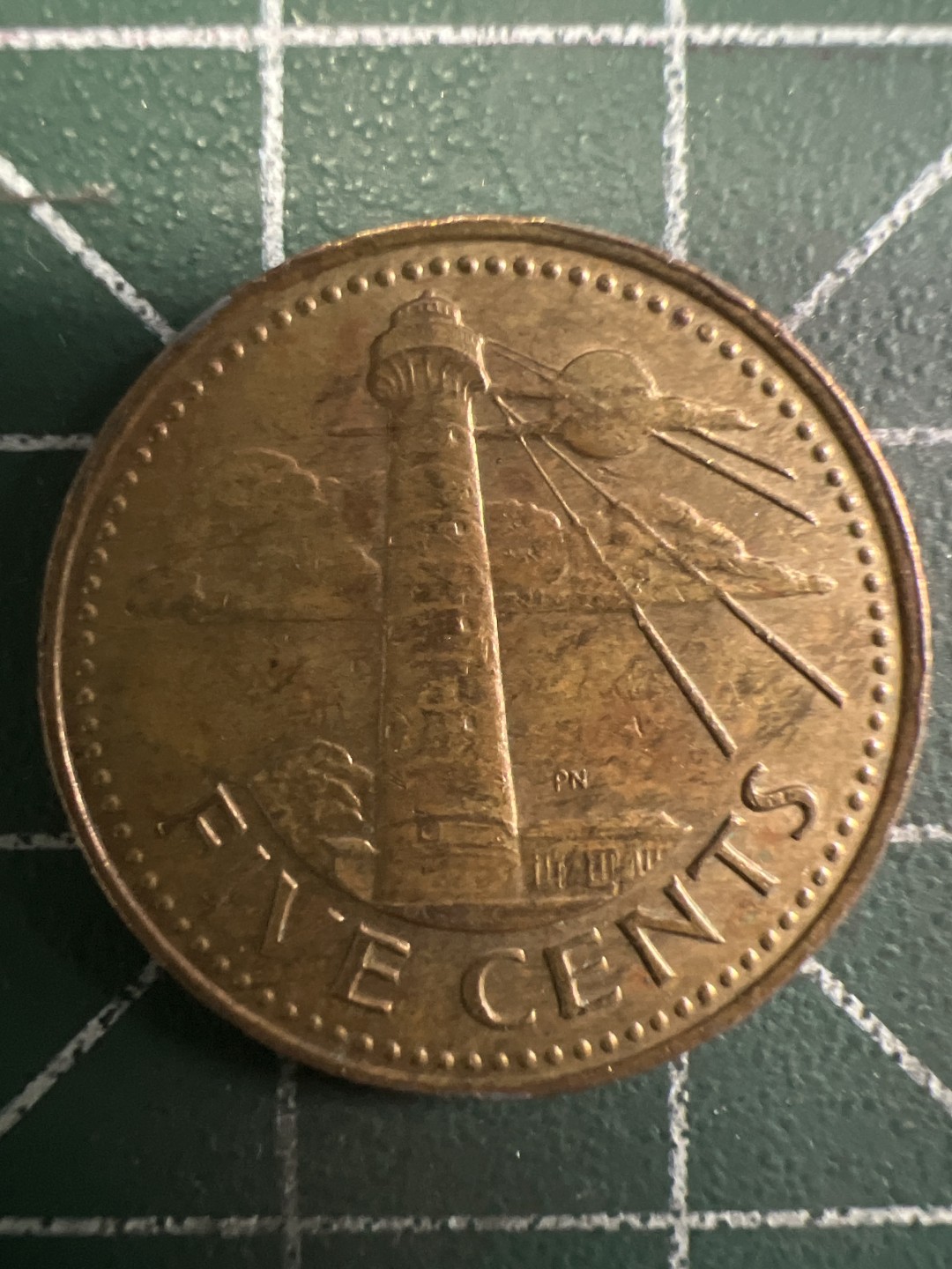 泡泡堂第293期  世界硬币 （无押金，捡漏，全场20包邮，偏远地区除外，接收代拍业务） 巴巴多斯五分