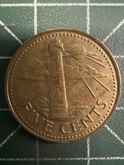 泡泡堂第293期  世界硬币 （无押金，捡漏，全场20包邮，偏远地区除外，接收代拍业务） - 巴巴多斯五分