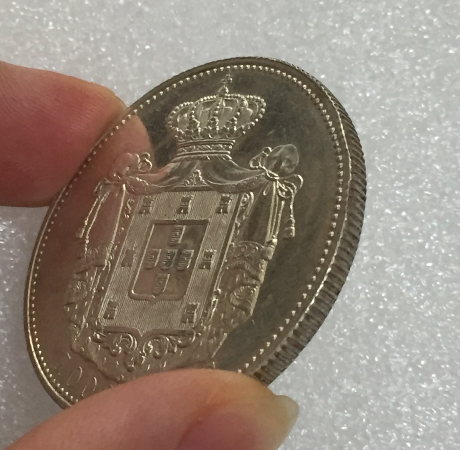 方圆集藏第四期专场 9119-葡萄牙1899年卡洛斯一世1000瑞斯