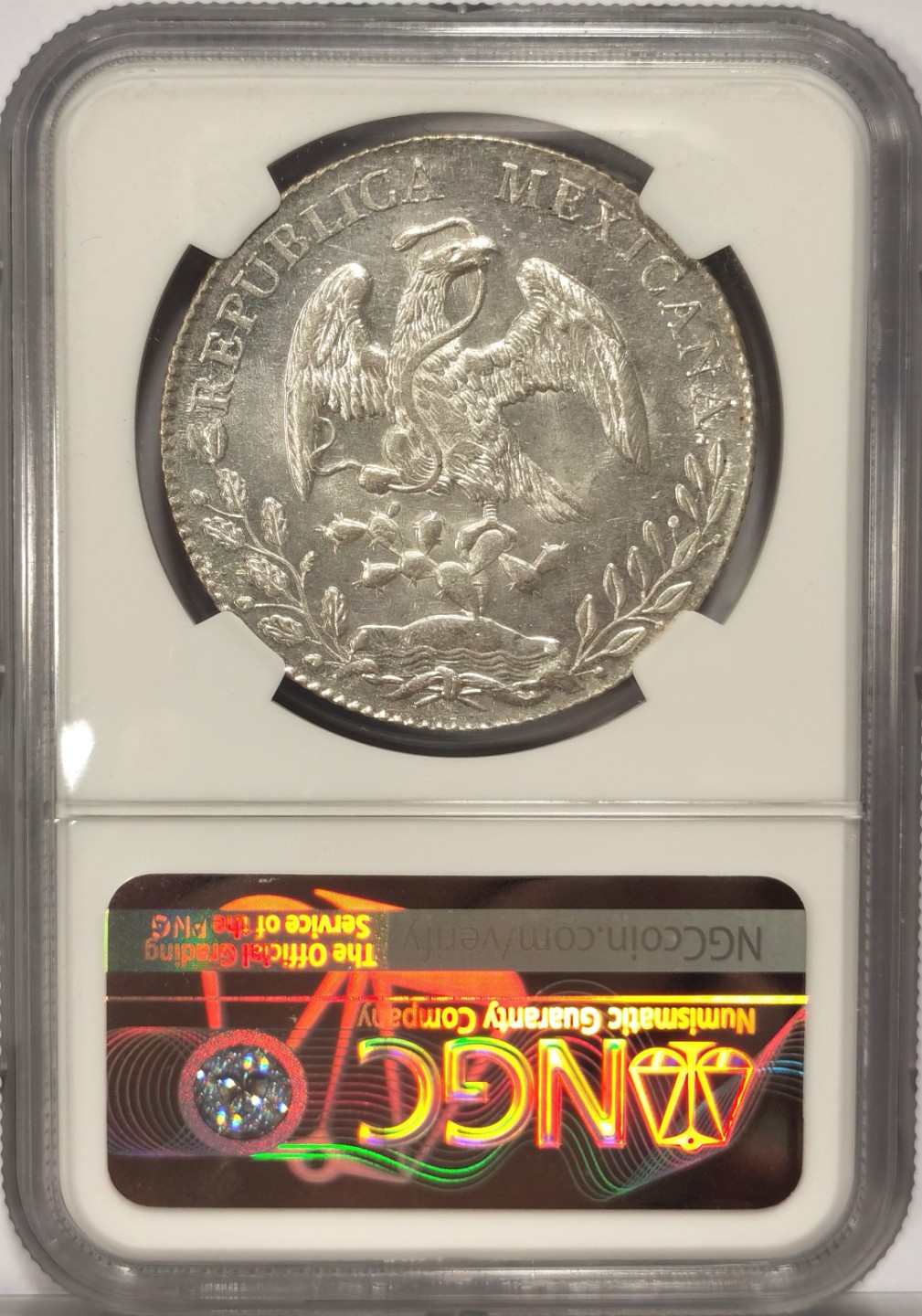 博洋堂世界钱币拍卖第024期（全场包邮） NGC MS64 墨西哥1896年MO AM版花边鹰洋 深打 镜面转光 完全可收藏级