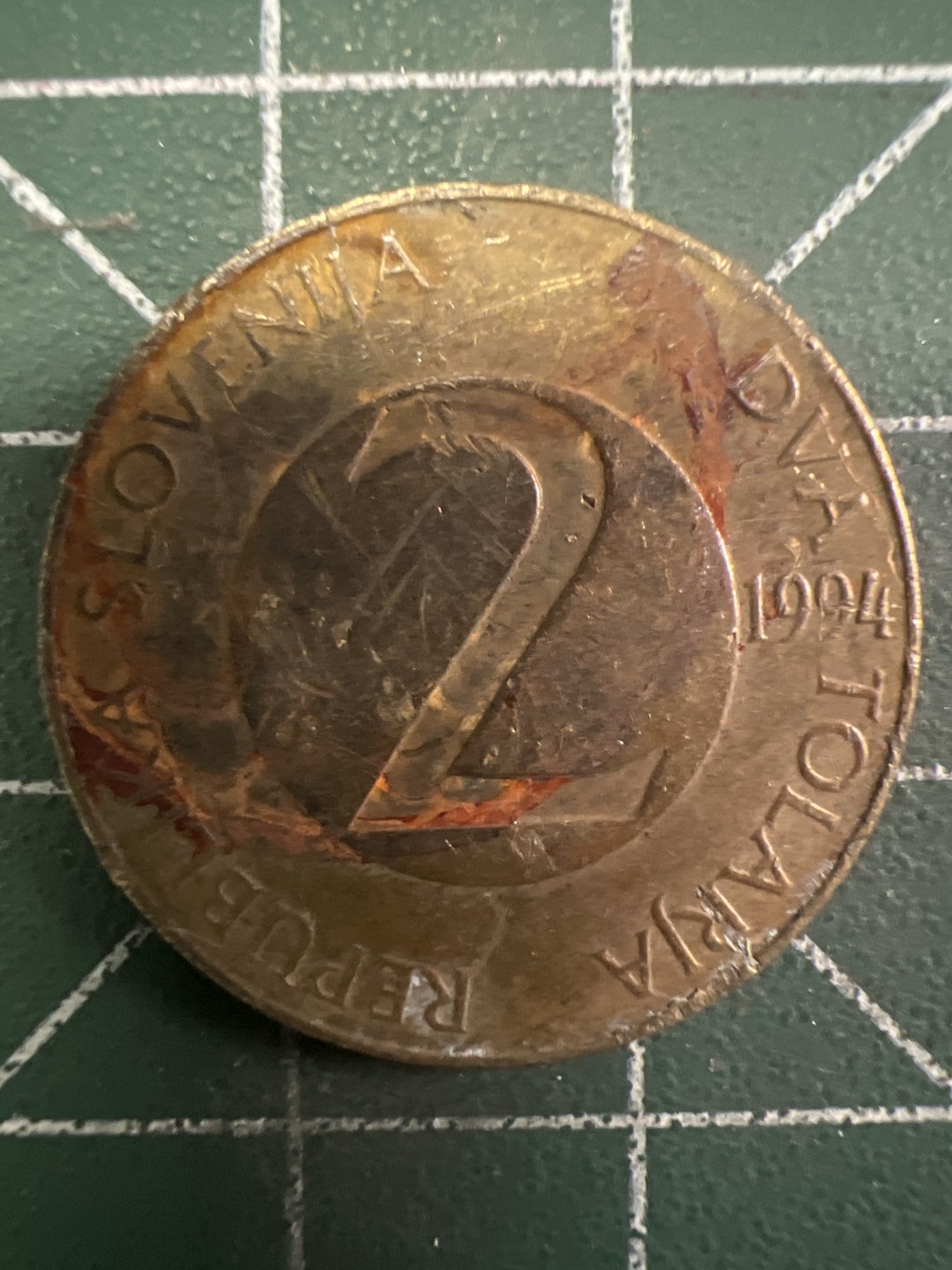 泡泡堂第293期  世界硬币 （无押金，捡漏，全场20包邮，偏远地区除外，接收代拍业务） 斯洛文尼亚2托拉 燕子