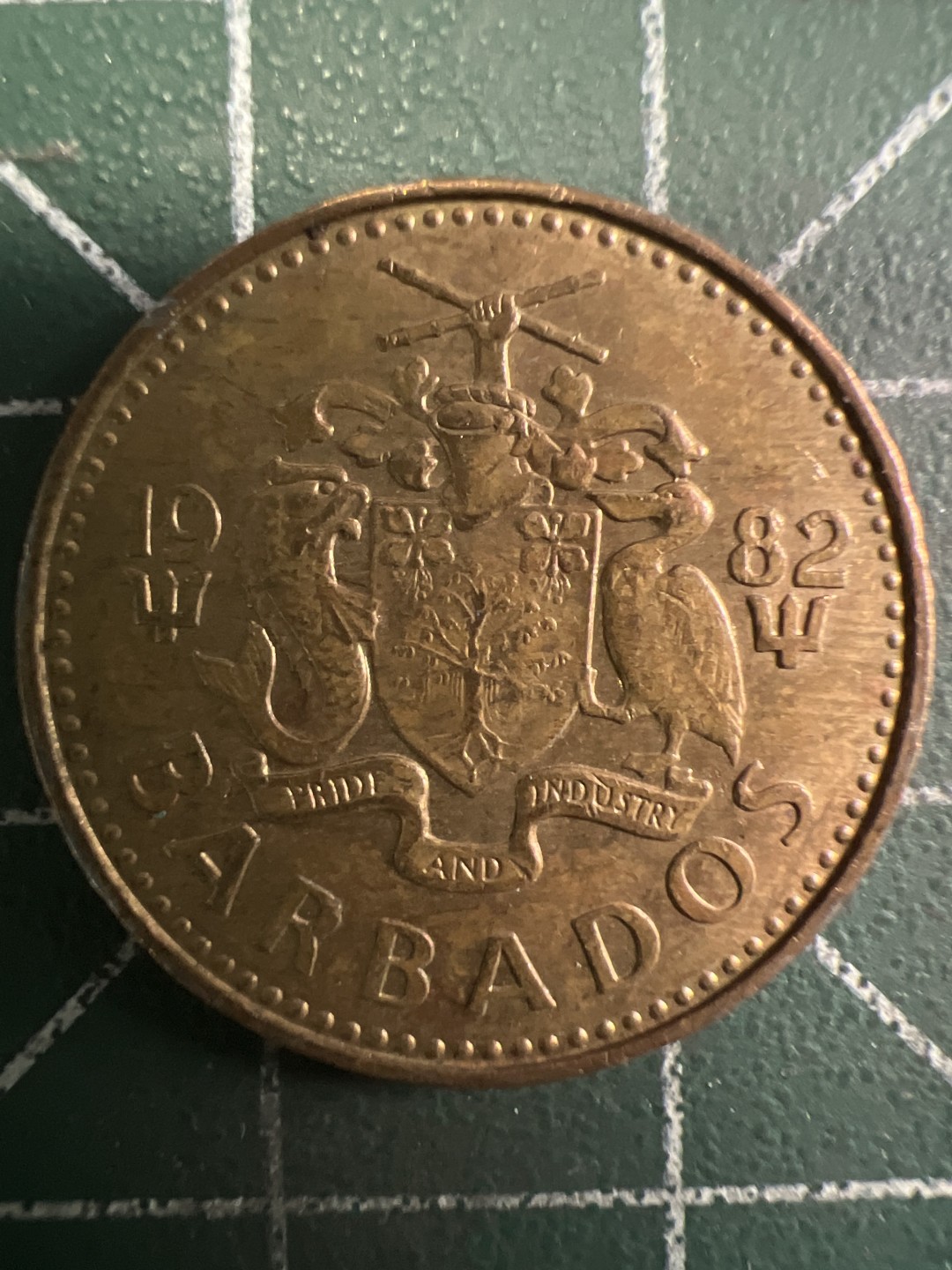 泡泡堂第293期  世界硬币 （无押金，捡漏，全场20包邮，偏远地区除外，接收代拍业务） 巴巴多斯五分