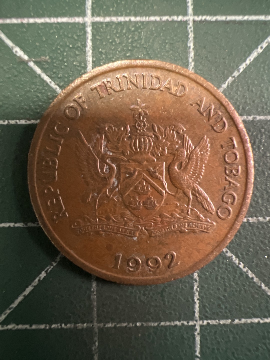 泡泡堂第293期  世界硬币 （无押金，捡漏，全场20包邮，偏远地区除外，接收代拍业务） 特立尼达和多巴哥五分
