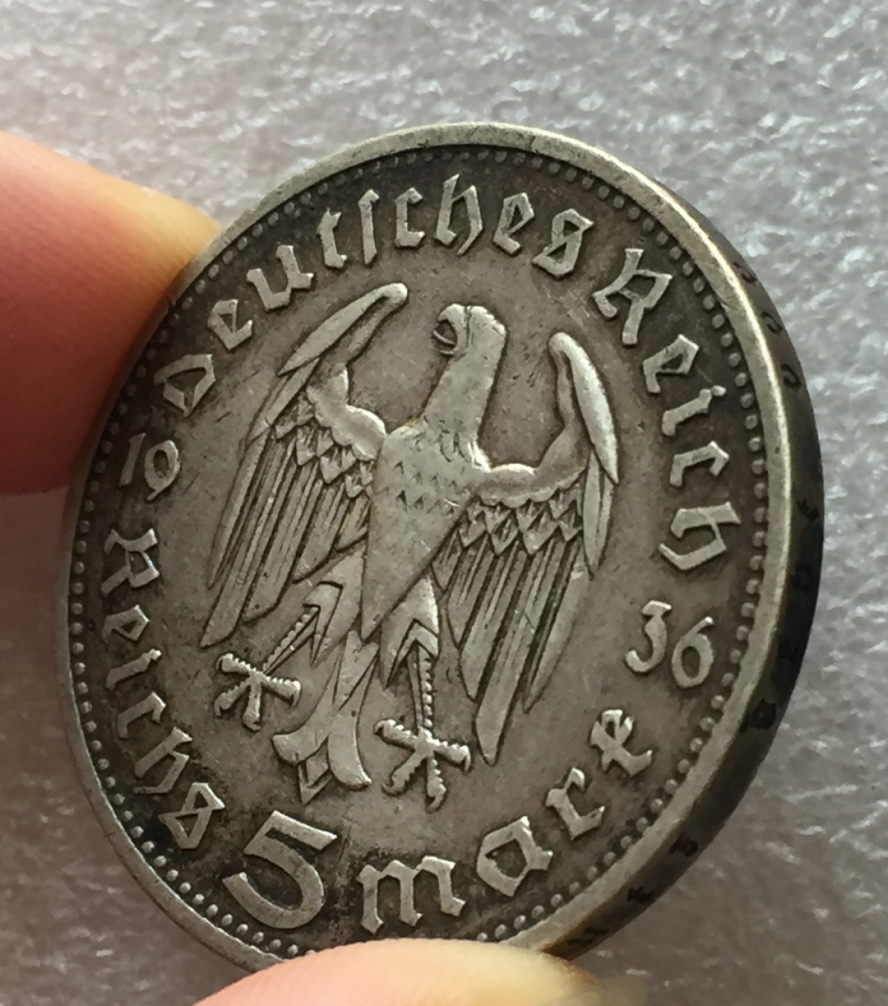 方圆集藏第四期专场 11481-德国1936年5马克银币