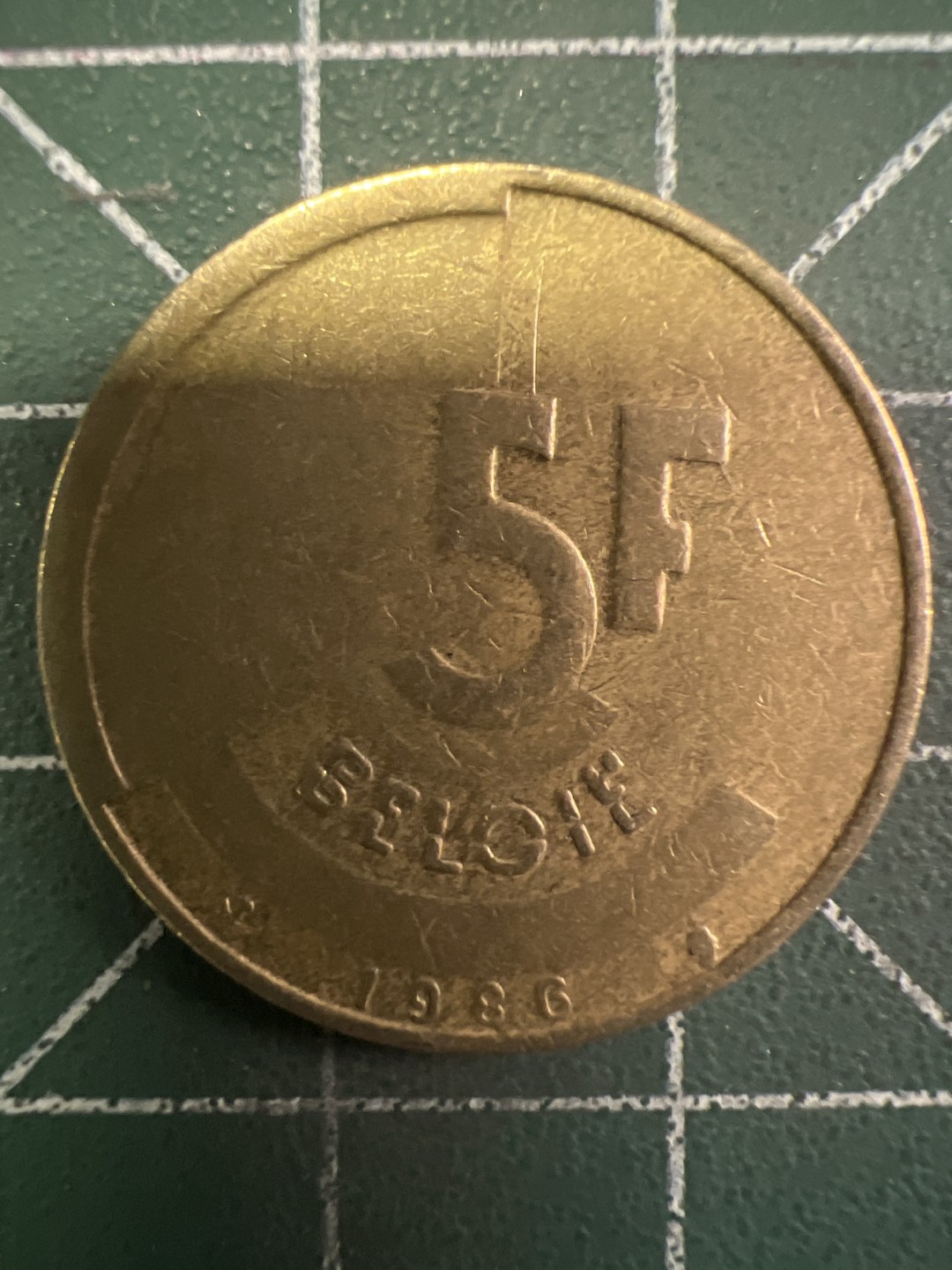 泡泡堂第293期  世界硬币 （无押金，捡漏，全场20包邮，偏远地区除外，接收代拍业务） 比利时5法