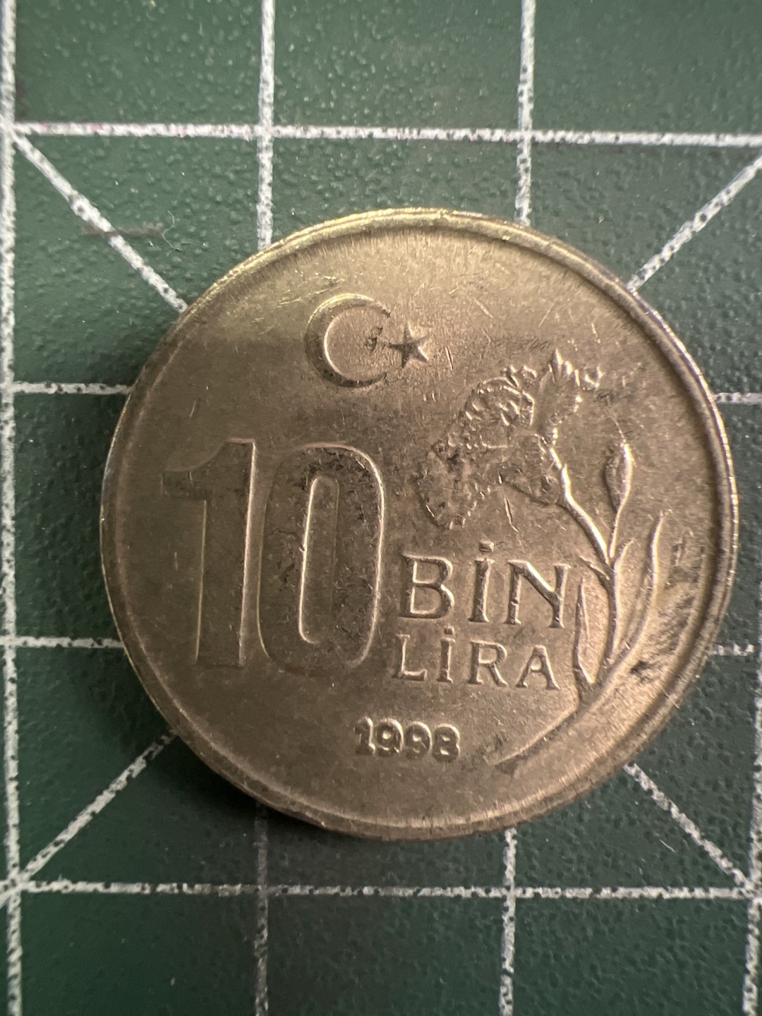 泡泡堂第293期  世界硬币 （无押金，捡漏，全场20包邮，偏远地区除外，接收代拍业务） 土耳其10bin里拉