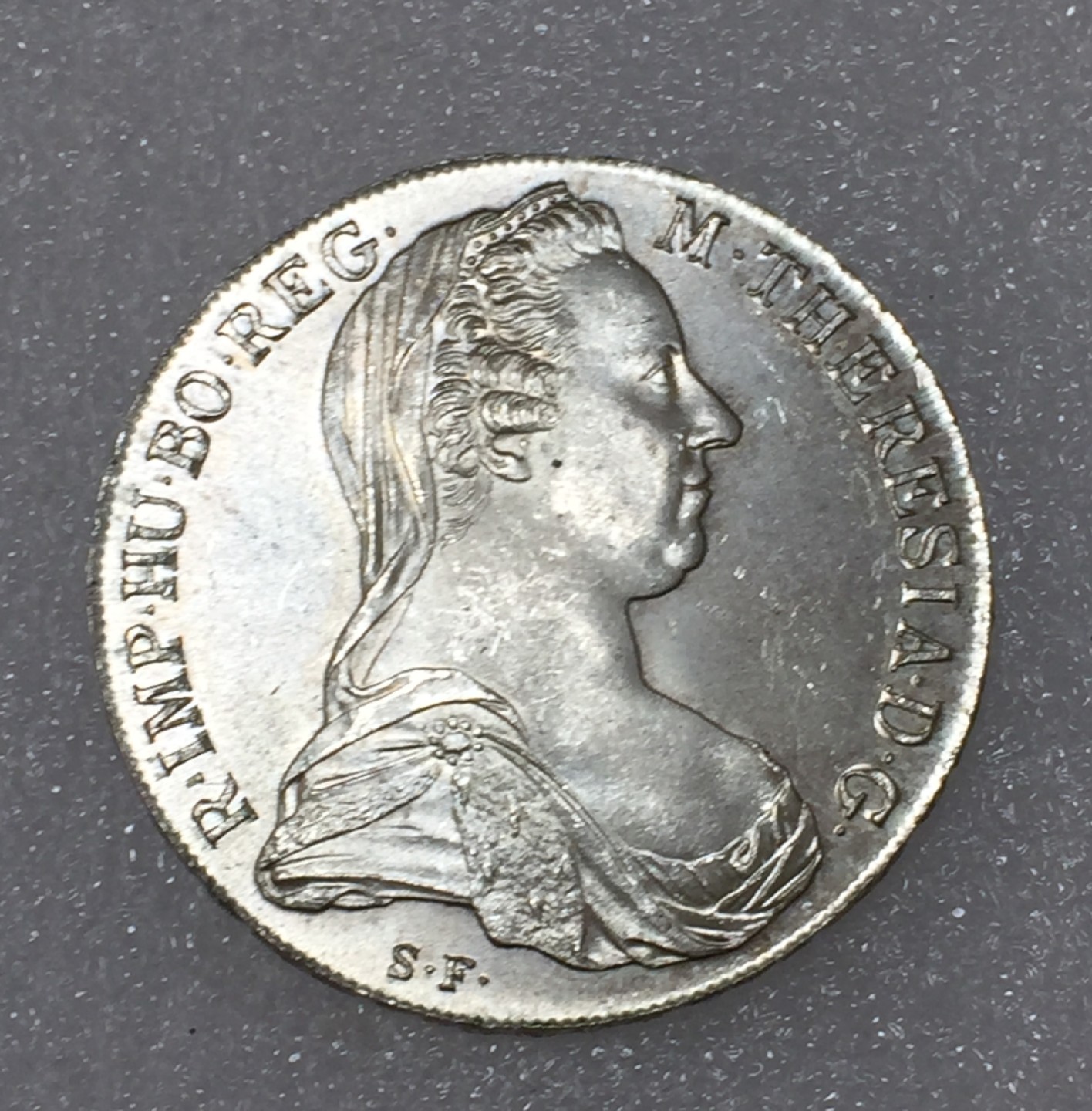 方圆集藏第四期专场 11472-奥地利1780官方后铸版大奶妈银币