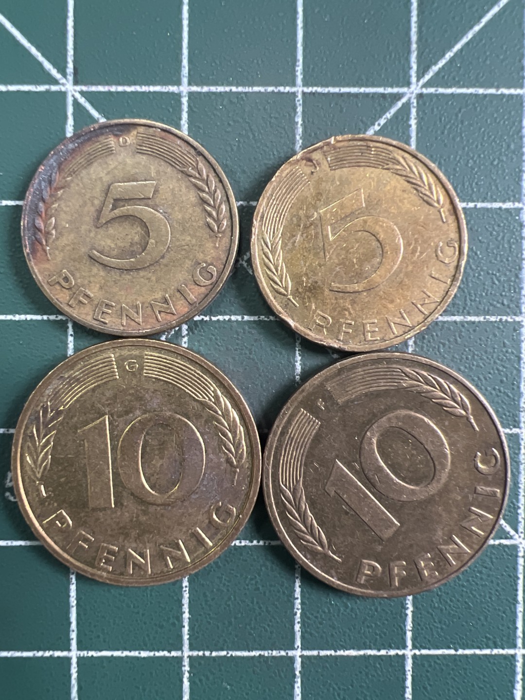 泡泡堂第294期  世界硬币 （无押金，捡漏，全场20包邮，偏远地区除外，接收代拍业务） 德国四枚