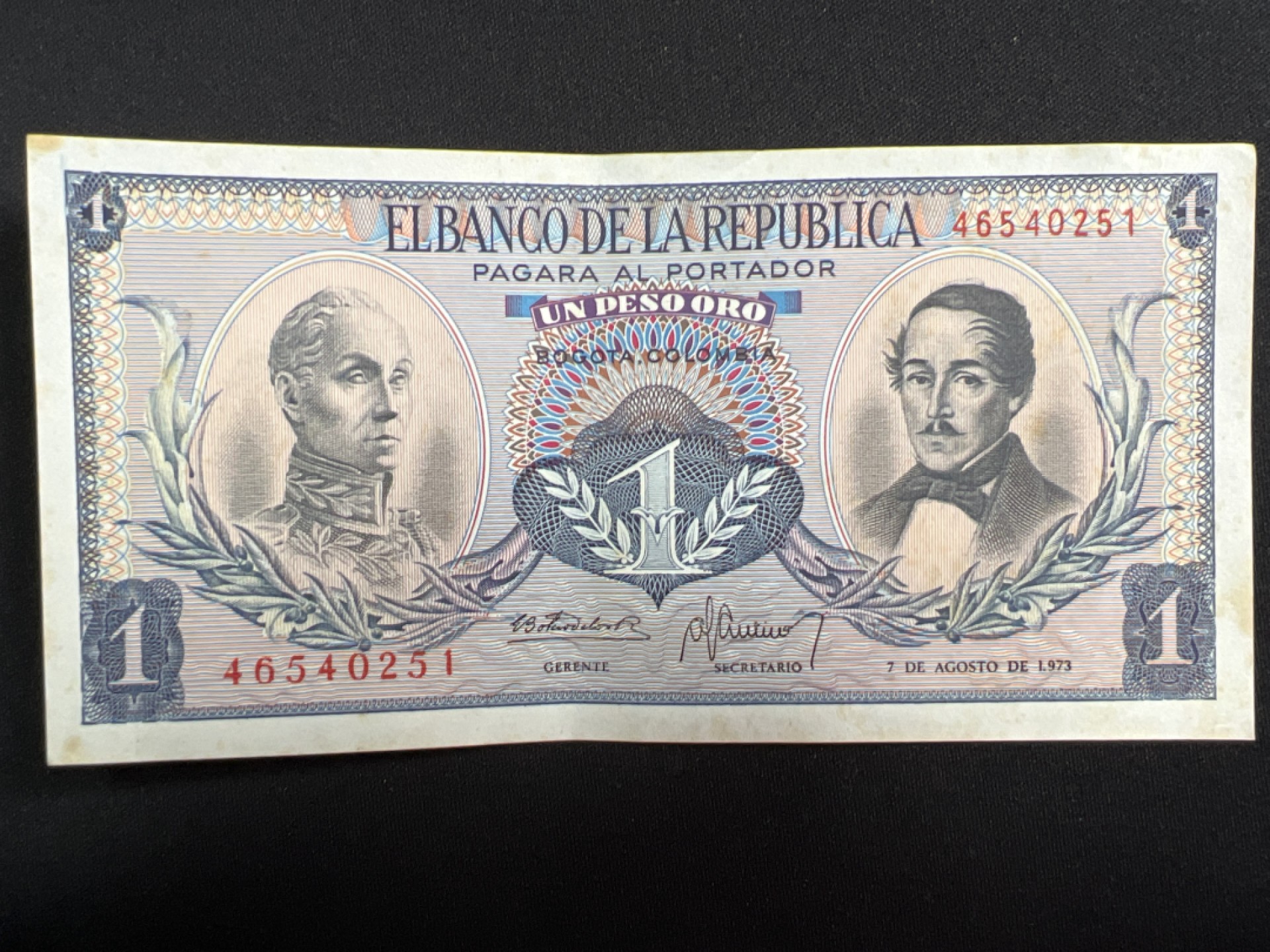 泡泡堂微拍第137幕纸币捡漏可累计专场👿👿，累计满二十元包邮，接受代拍业务 哥伦比亚1比索