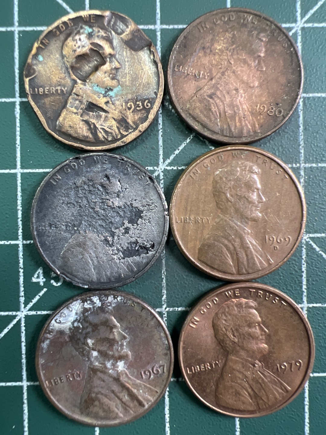 泡泡堂第295期  世界硬币 （无押金，捡漏，全场20包邮，偏远地区除外，接收代拍业务） 一美分6枚