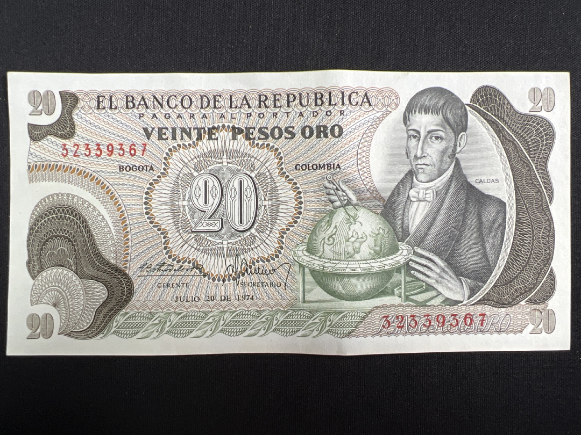 泡泡堂微拍第137幕纸币捡漏可累计专场👿👿，累计满二十元包邮，接受代拍业务 哥伦比亚20比索