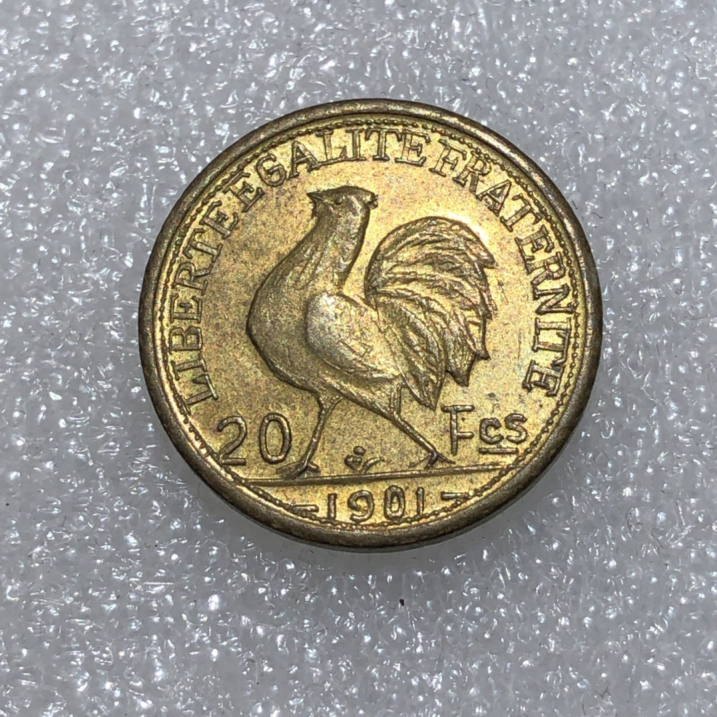 环球钱币第02场 法国大公鸡代币（章牌）