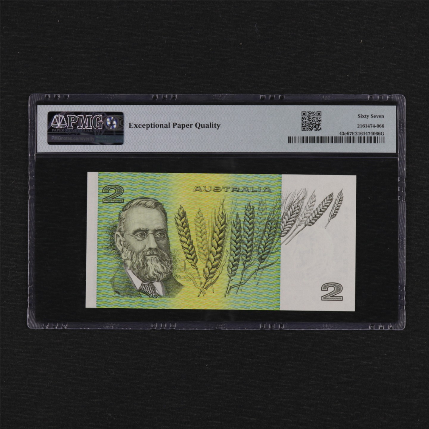 【亘邦集藏】第157期拍卖 1985年 澳大利亚2Dollars PMG 67EPQ 006390