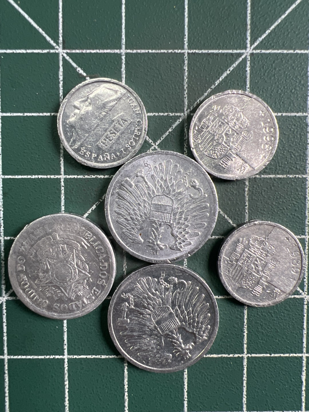 泡泡堂第294期  世界硬币 （无押金，捡漏，全场20包邮，偏远地区除外，接收代拍业务） 小铝币6枚