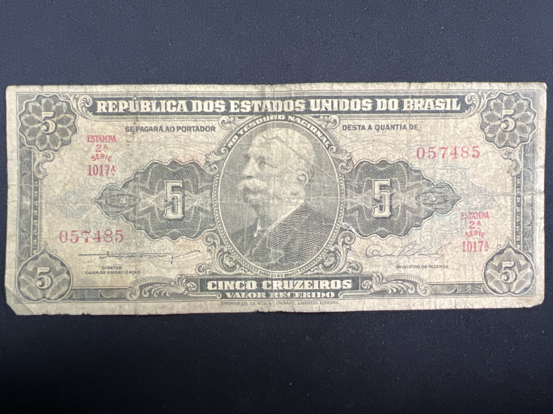 泡泡堂微拍第137幕纸币捡漏可累计专场👿👿，累计满二十元包邮，接受代拍业务 巴西5克鲁塞罗