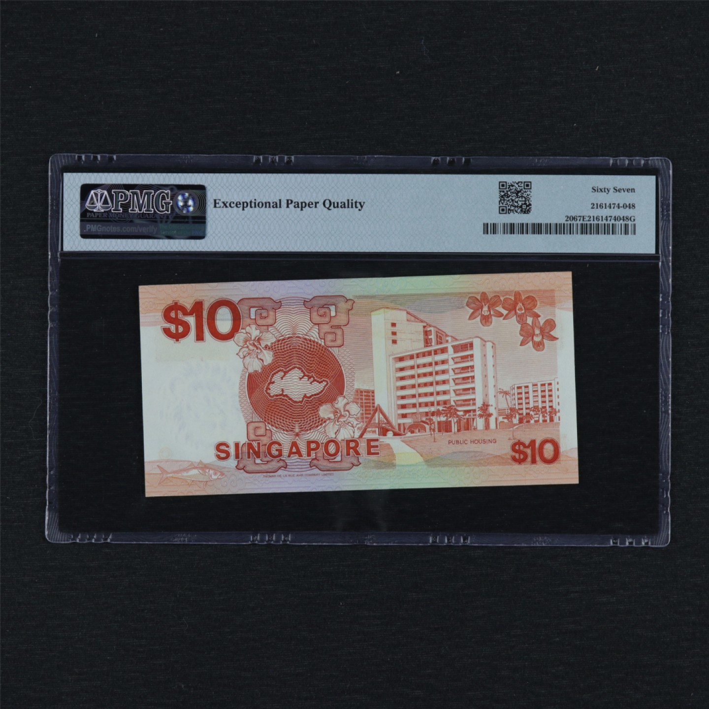 【亘邦集藏】第157期拍卖 1988年 新加坡10Dollars PMG 67EPQ 165653