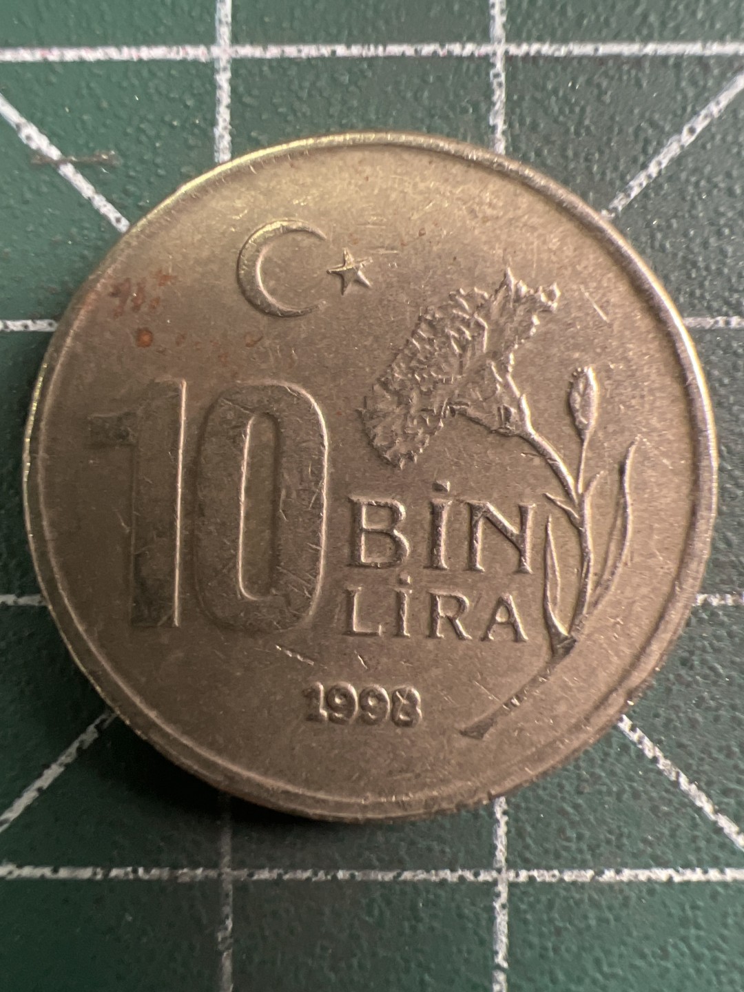 泡泡堂第294期  世界硬币 （无押金，捡漏，全场20包邮，偏远地区除外，接收代拍业务） 土耳其10bin里拉
