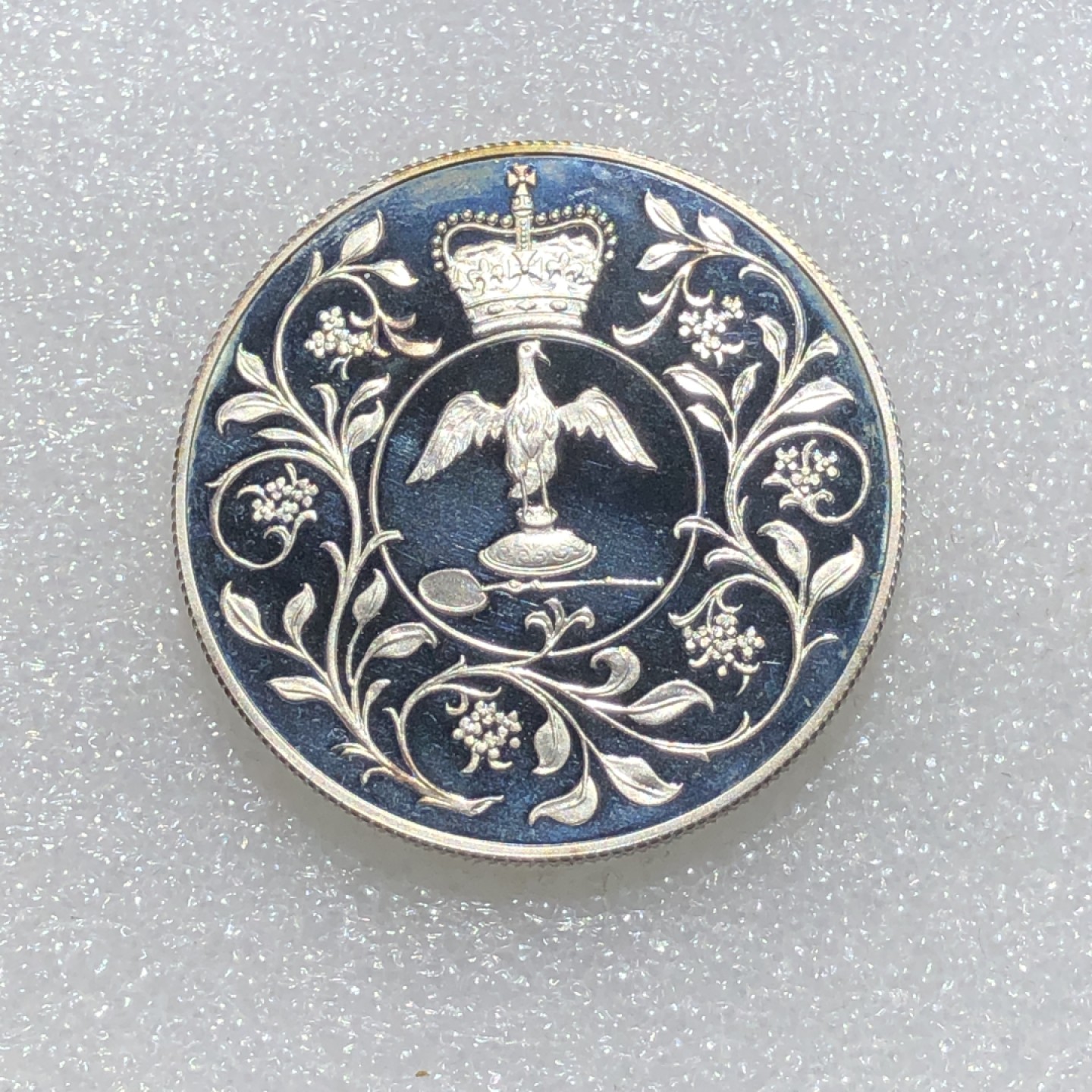 环球钱币第02场 92.5%银女王登基25便士银币