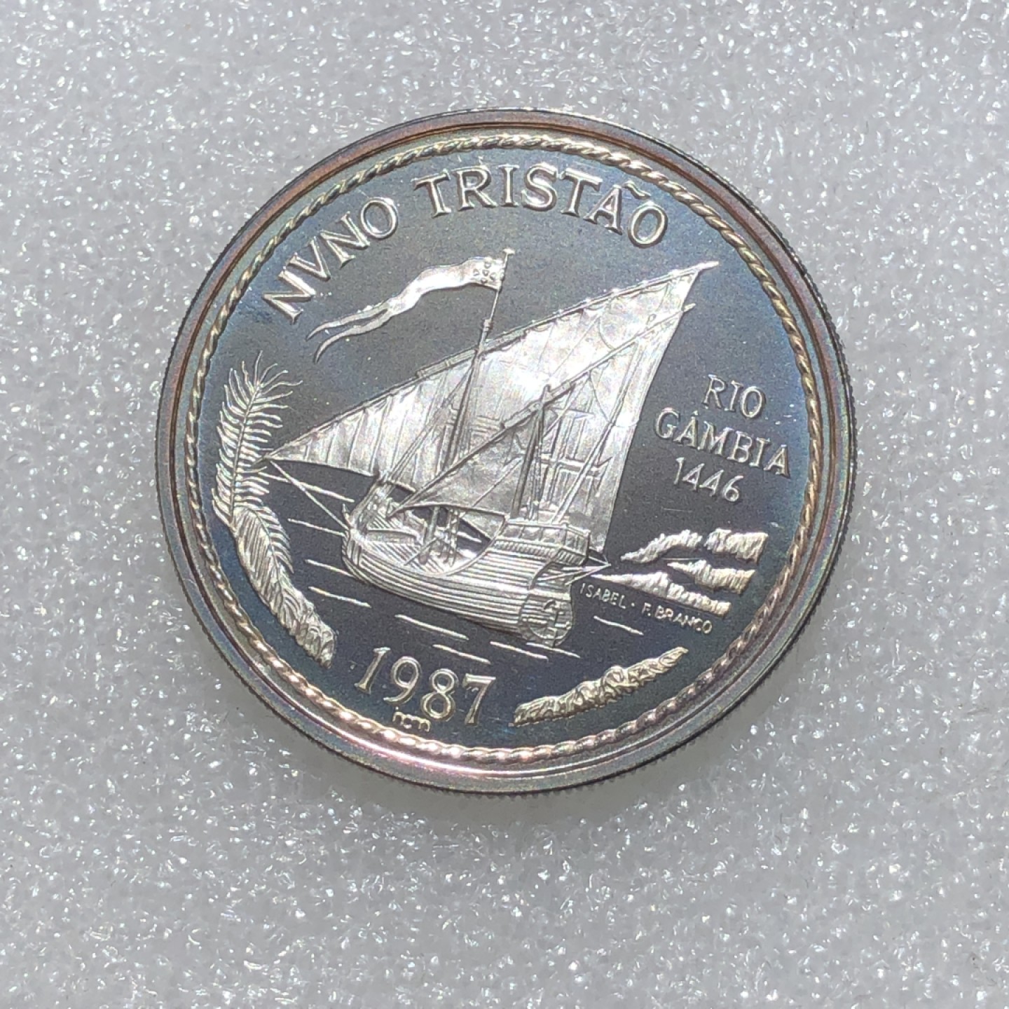 环球钱币第02场 92.5%银葡萄牙100埃斯库多银币