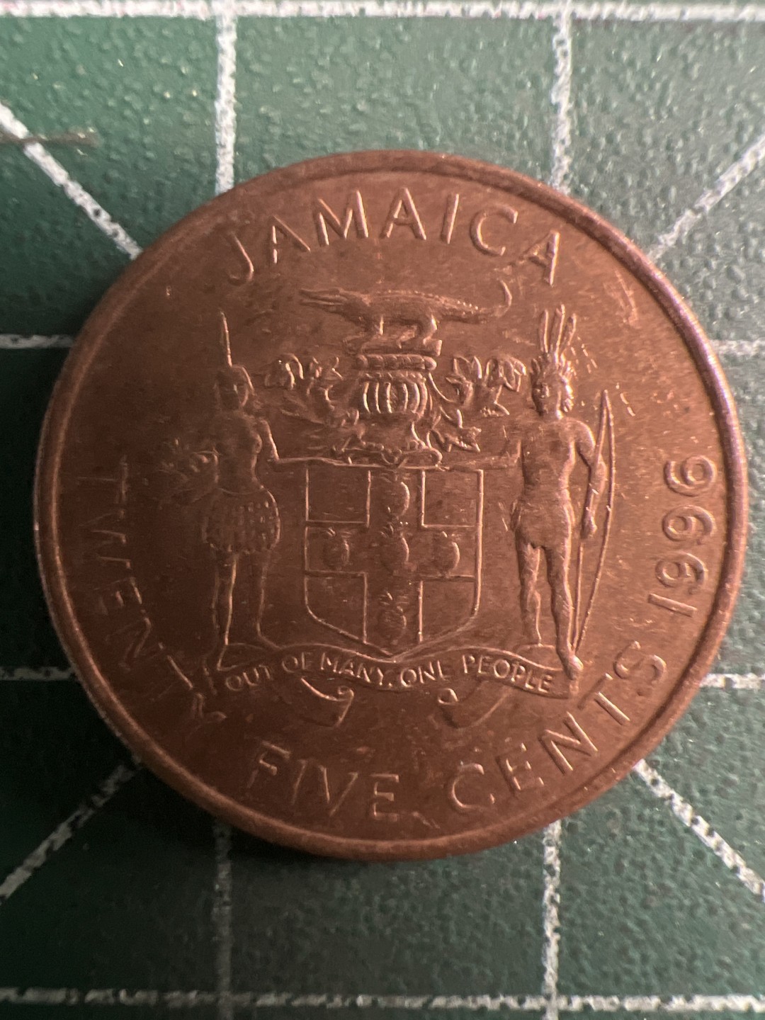 泡泡堂第294期  世界硬币 （无押金，捡漏，全场20包邮，偏远地区除外，接收代拍业务） 牙买加五分