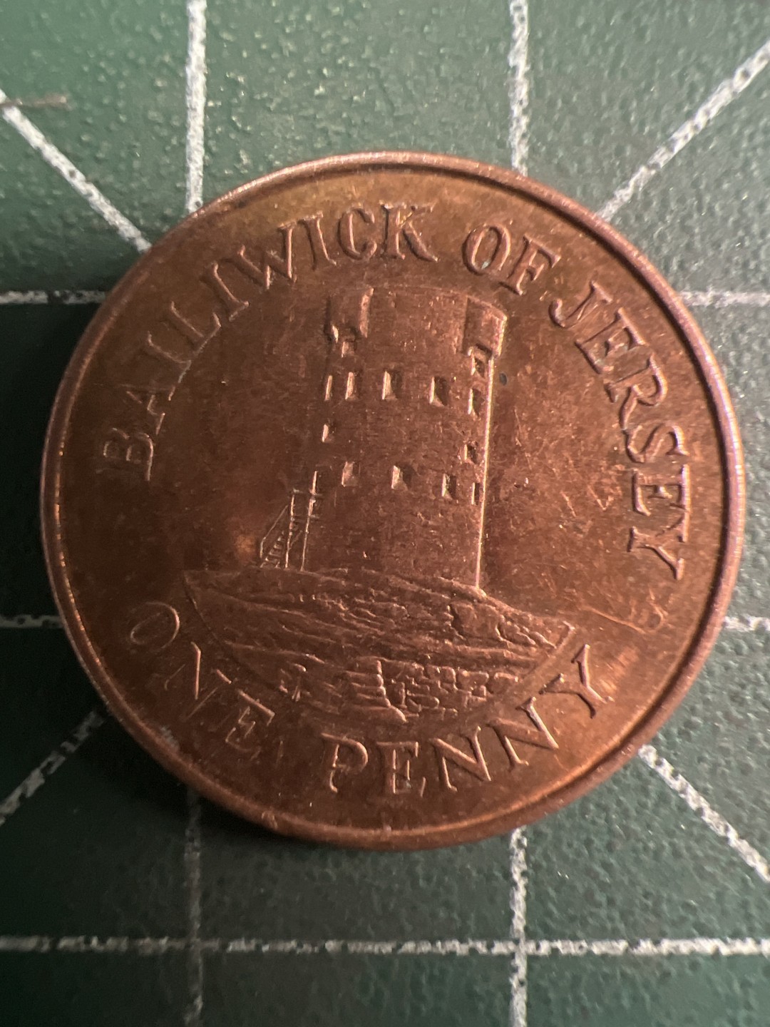 泡泡堂第295期  世界硬币 （无押金，捡漏，全场20包邮，偏远地区除外，接收代拍业务） 英属泽西岛一便士
