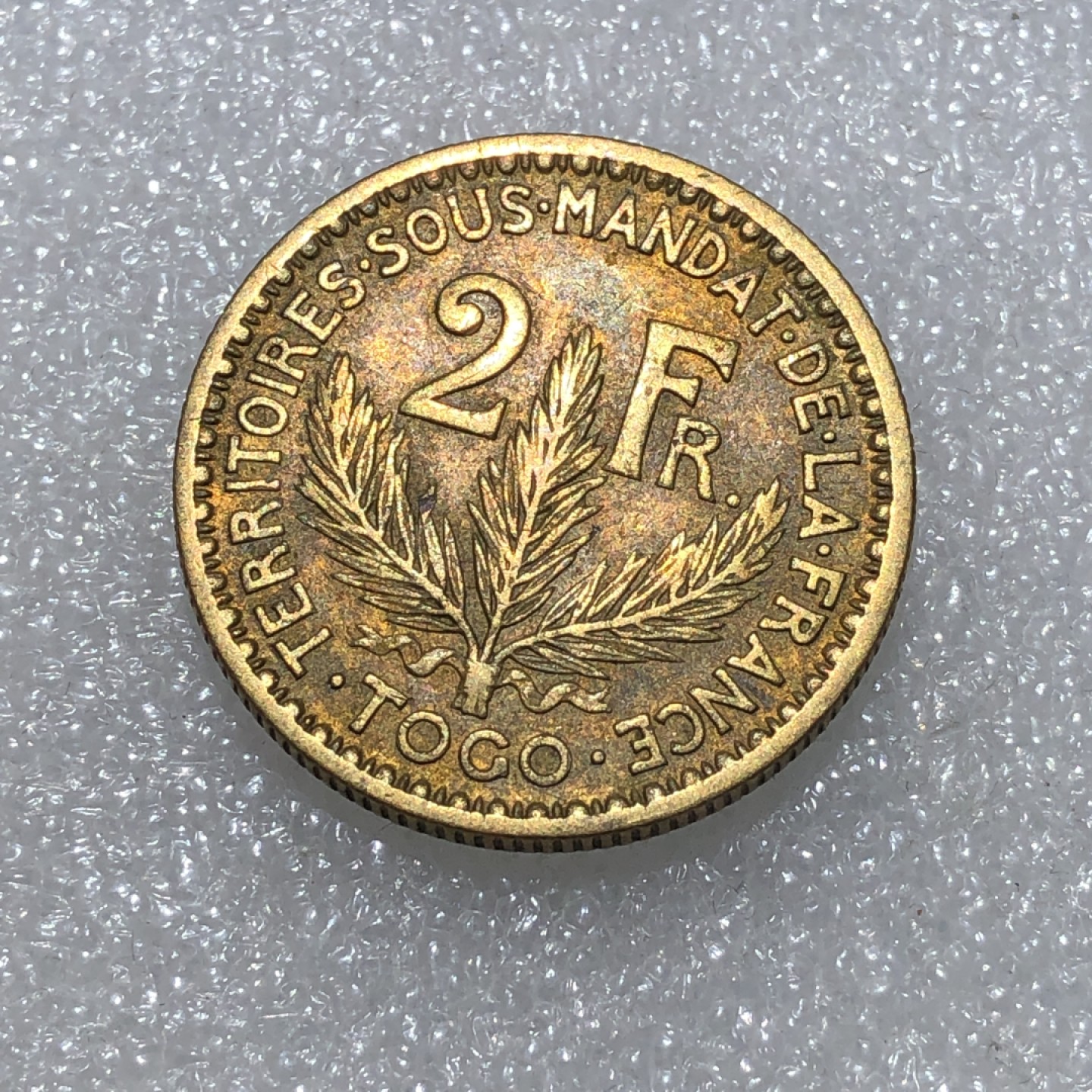 环球钱币第02场 1924年法属多哥自由女神2法郎