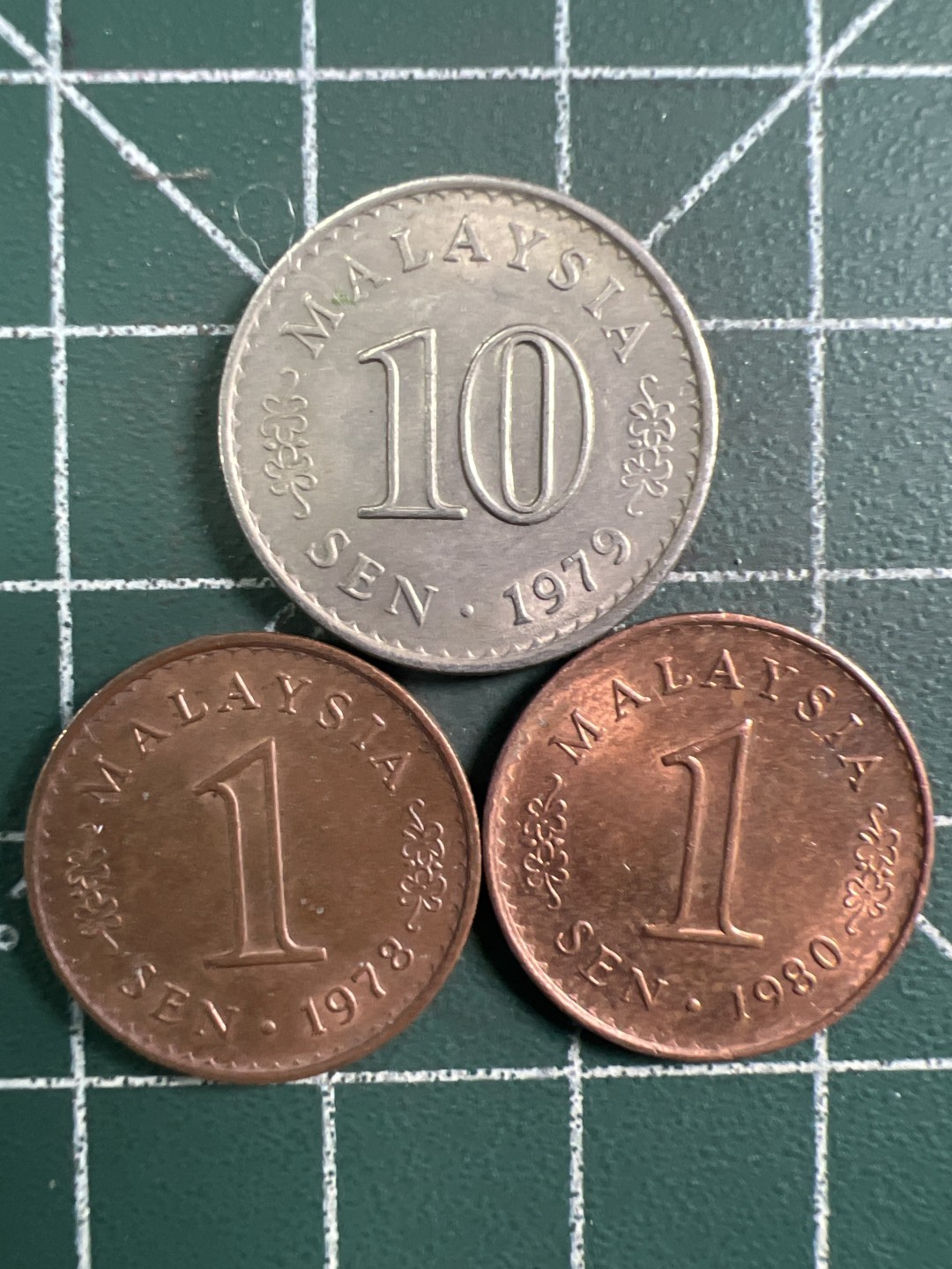 泡泡堂第294期  世界硬币 （无押金，捡漏，全场20包邮，偏远地区除外，接收代拍业务） 马来西亚三枚