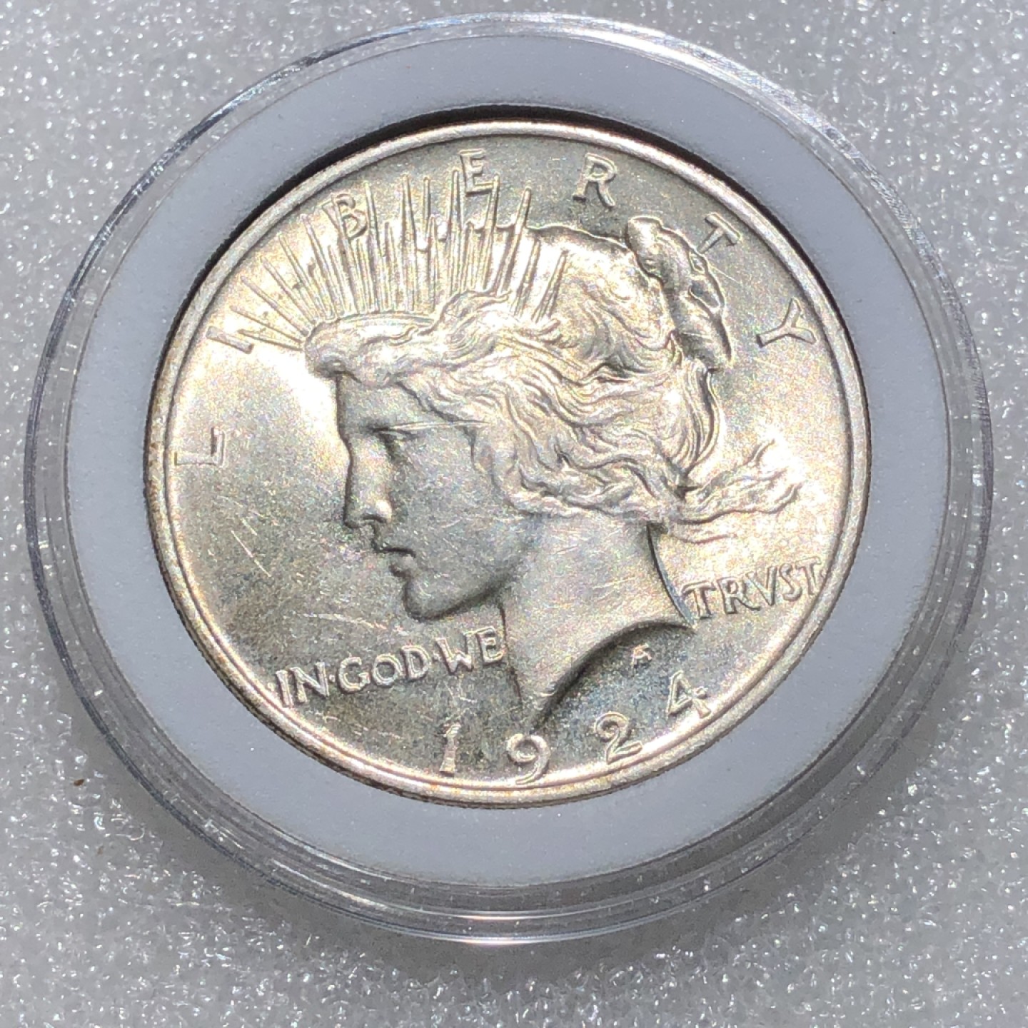 环球钱币第02场 1924年90%银和平鹰银币