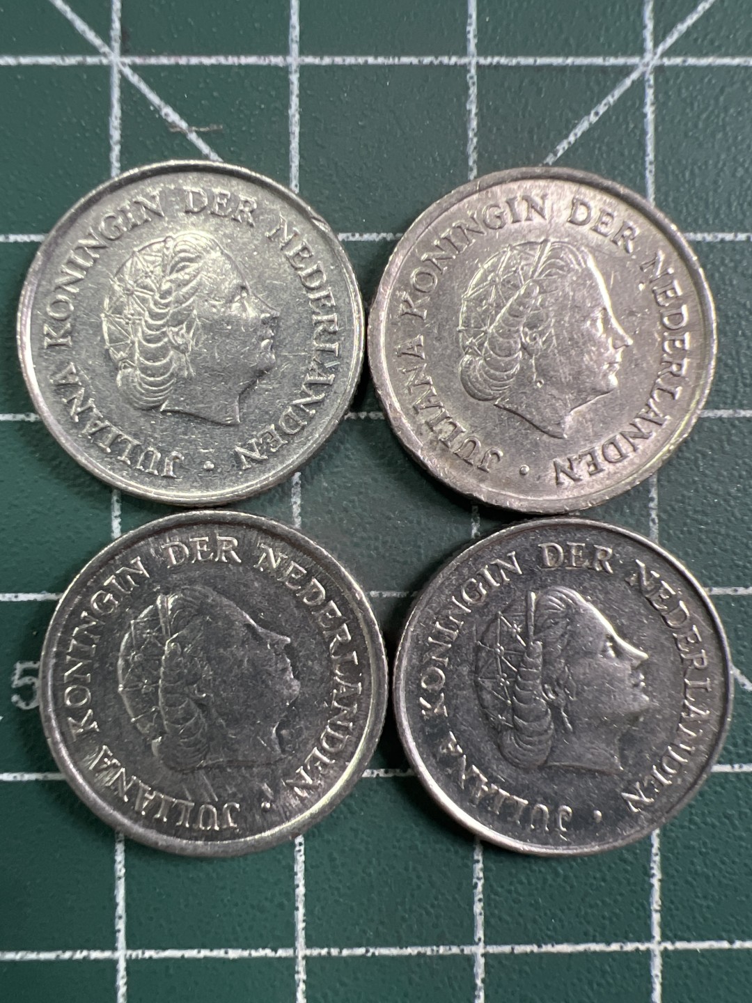 泡泡堂第295期  世界硬币 （无押金，捡漏，全场20包邮，偏远地区除外，接收代拍业务） 荷兰25分4枚