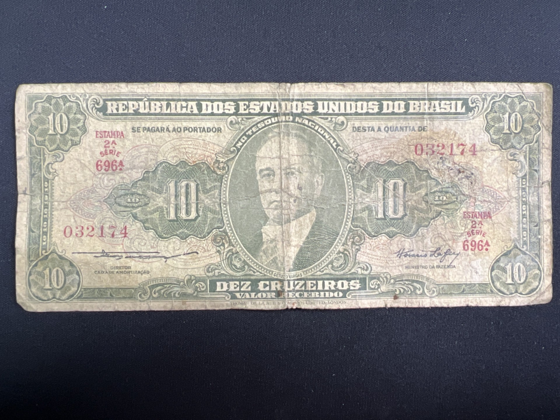 泡泡堂微拍第137幕纸币捡漏可累计专场👿👿，累计满二十元包邮，接受代拍业务 巴西10克鲁塞罗