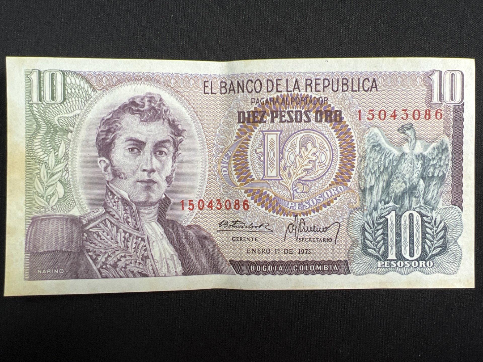 泡泡堂微拍第137幕纸币捡漏可累计专场👿👿，累计满二十元包邮，接受代拍业务 哥伦比亚10比索