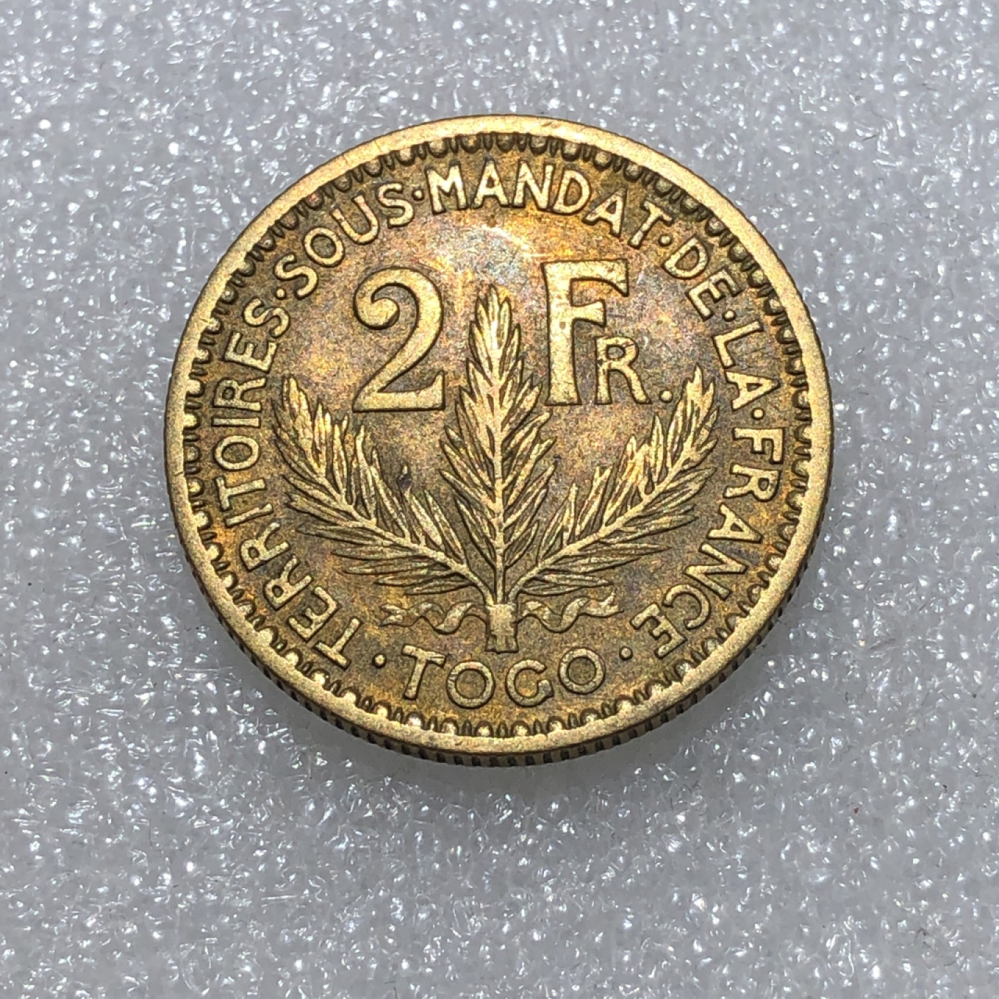 环球钱币第02场 1924年法属多哥自由女神2法郎