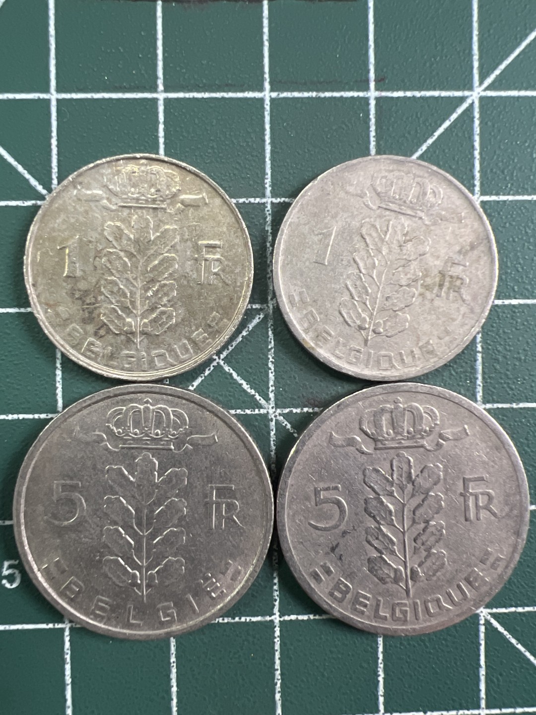 泡泡堂第295期  世界硬币 （无押金，捡漏，全场20包邮，偏远地区除外，接收代拍业务） 比利时4枚