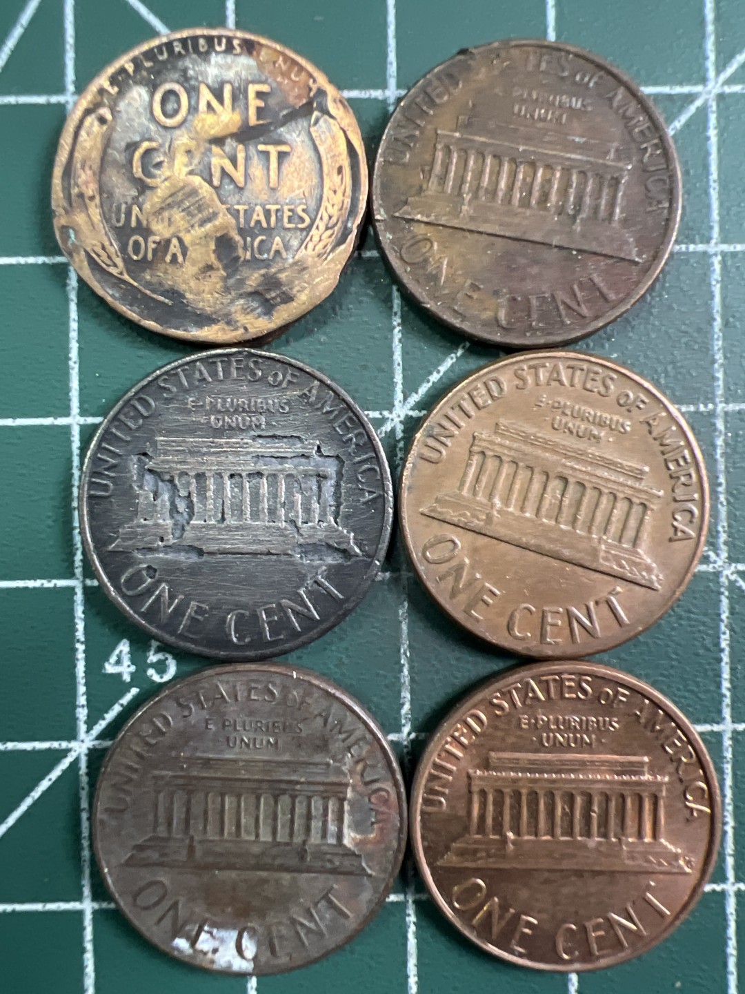 泡泡堂第295期  世界硬币 （无押金，捡漏，全场20包邮，偏远地区除外，接收代拍业务） 一美分6枚