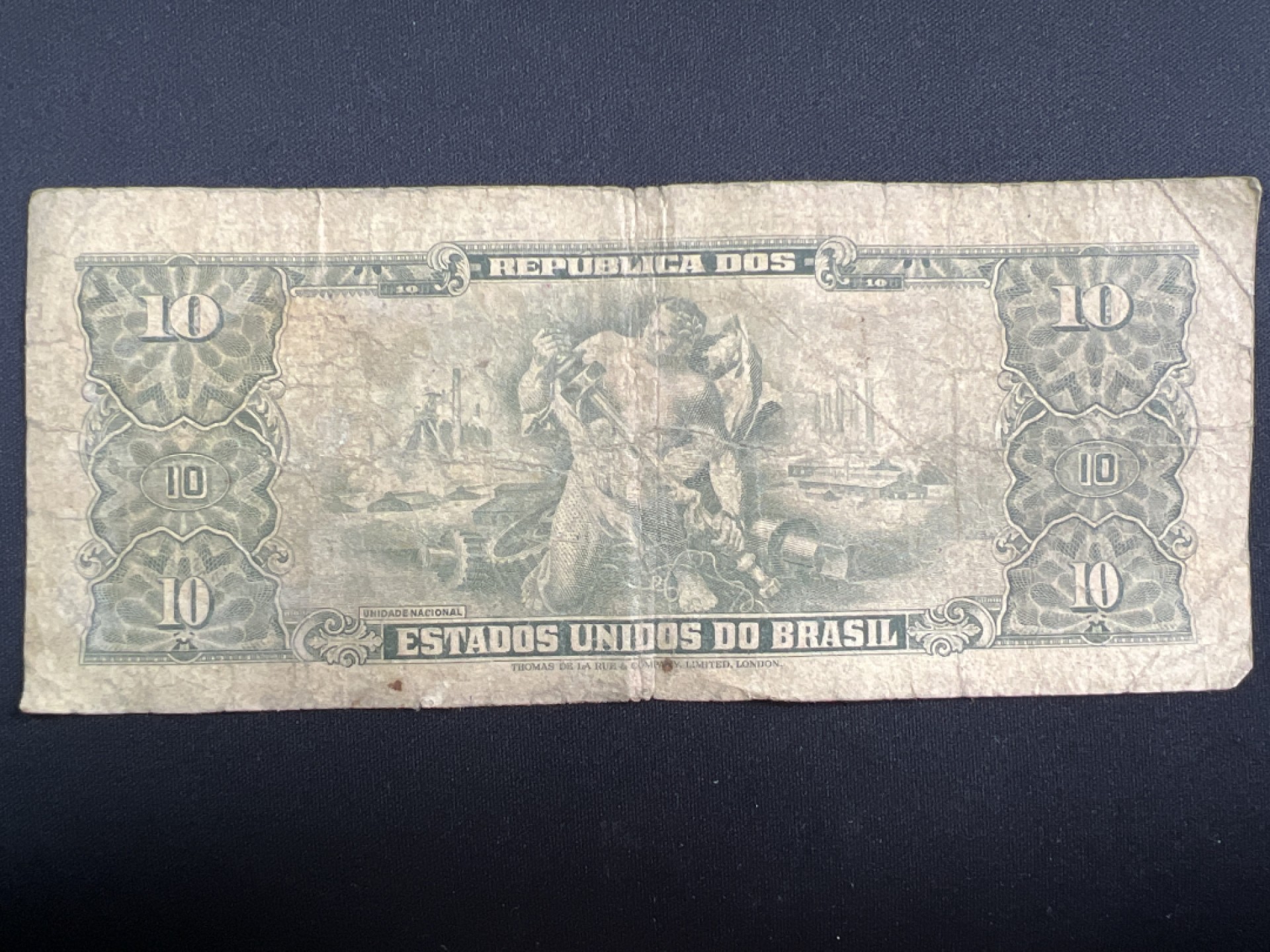 泡泡堂微拍第137幕纸币捡漏可累计专场👿👿，累计满二十元包邮，接受代拍业务 巴西10克鲁塞罗