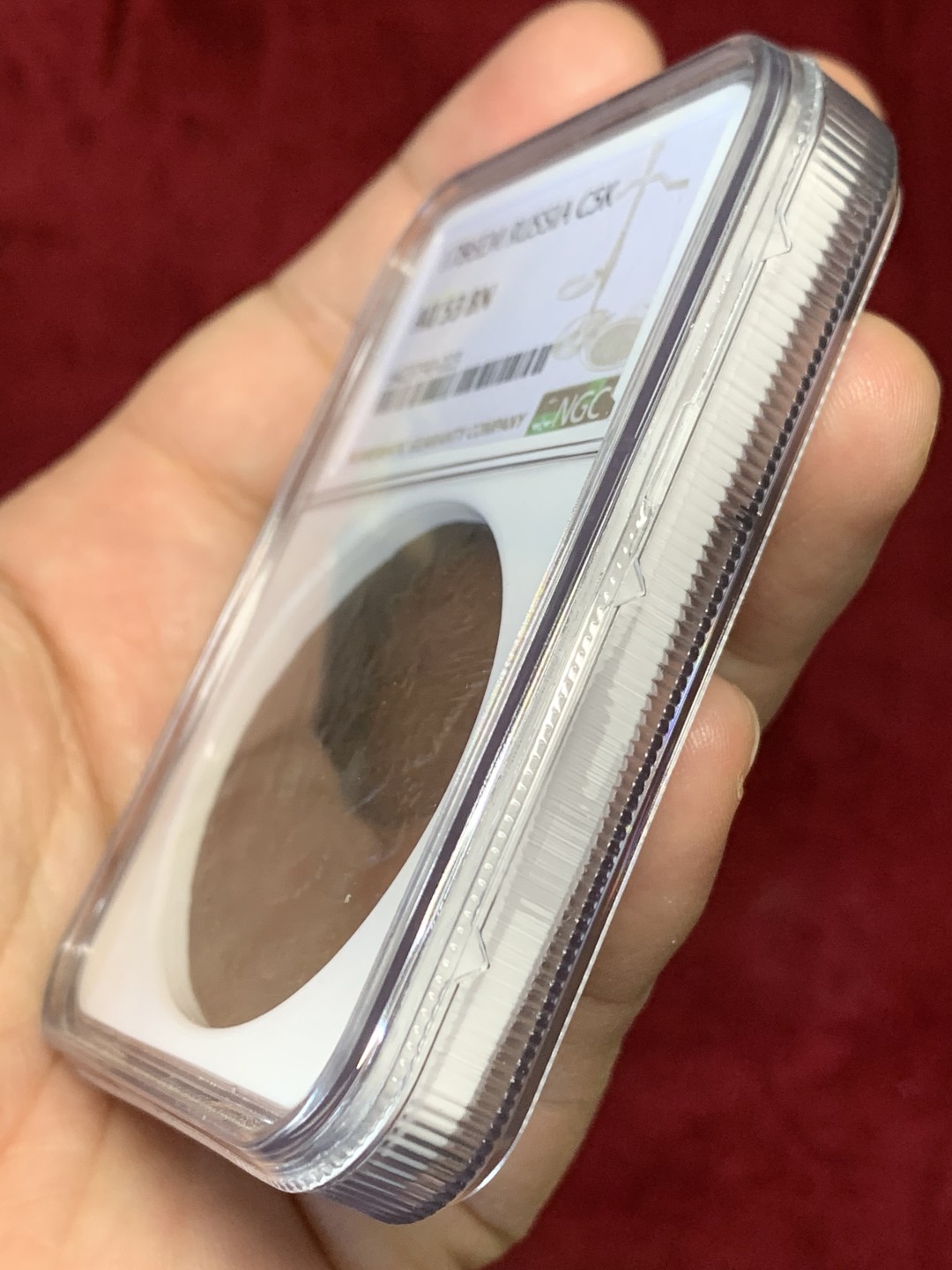 《竞宝斋》第159场-周日，周一 2场 (全场包邮) NGC-AU53 俄罗斯1786年 5戈比大铜币 出分难得